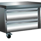 Thumbnail image #1 for Valpro Commercial Refrigeration VP Series VPCB-38C Refrigerated Chef Base, 38", 2 Drawers, Stainless Steel Marine-Edge Top