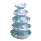 Thumbnail image #1 for Thunder Group Jade 3965 Melamine Bowl, Blue, 15 oz, 6-1/2" Diameter Case of 4 Dozen