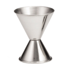 Thumbnail image #1 for TableCraft Products 1206 Stainless Steel Double Jigger, 1 oz and 2 oz Capacities, Rolled Edge Case of 6