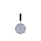 Thumbnail image #1 for Thunder Group SLSTN5406PB 6-Inch Double Medium-Mesh Stainless Steel Strainer with Black Plastic Handle Case of 48