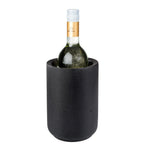 Thumbnail image #1 for Libbey APS Germany - Element APS 36099 Concrete Wine Bottle Cooler, 1-Bottle, Non-Insulated, Black, 4-3/4" Dia. x 7-1/2"H