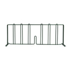 Thumbnail image #1 for Omcan 48751 Pressure Fit Green Epoxy Shelf Divider, 18" x 4"