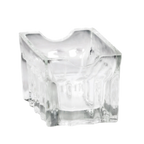 Thumbnail image #1 for TableCraft Products Cash & Carry H121 Fluted Glass Sugar Packet Rack, Dishwasher Safe, 3-1/4 x 2-1/2 x 2 in Case of 12