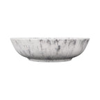 Thumbnail image #2 for G.E.T. Hermosa - EGS B387722-BBM Round Melamine Bowl, 7 1/4" Diameter x 2" Height, 26 oz., Black Marble Case of 6