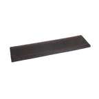 Thumbnail image #1 for Korin Inc PLL-326 Rectangular China Plate, 18-1/2" x 4-3/4", Flat Edge, Matte Brown