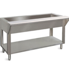 Thumbnail image #1 for Piper Products/Servolift Eastern DB-2-CI 2-Pan Ice-Cooled Cold Food Table, Stainless Steel, 30"W x 31"D x 34"H
