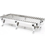 Thumbnail image #1 for Eastern Tabletop Park Avenue 3258GB Stainless Steel Countertop Grill Stand, Rectangular, Removable, Fits 2 Butane Burners