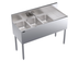 Thumbnail image #5 for Krowne Royal Series 48-Inch x 19-Inch Three-Compartment Underbar Sink Unit with Right Drainboard