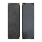 Thumbnail image #1 for Risch Seville SEVDX-1V 4.25X14 Hardback Faux-Leather Menu Cover, Single View, 4-1/4" x 14" Case of 25