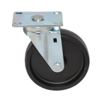 Thumbnail image #1 for Component Hardware CMP1-4BPN Medium-Duty Swivel Plate Caster, 4-Inch Polyolefin Wheel, No Brake, 250 lb Capacity