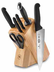 Thumbnail image #2 for Victorinox 7-Piece Hardwood Knife Block Set with Black Fibrox Handles