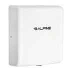 Thumbnail image #1 for Alpine Industries ALP405-10-WHI Automatic Surface-Mounted Hand Dryer, White, HEPA Filter, Fixed Nozzle Case of 4