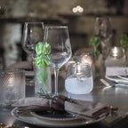 Thumbnail image #3 for Sterno Sonoma 80532 Glass Candle Lamp, Clear, 4"H, for Liquid Wax, Flameless, or Votive Candles