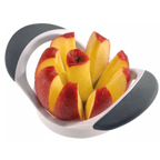 Thumbnail image #1 for Matfer Bourgeat 215315 Fruit and Vegetable Corer, 8-Slice, Stainless Steel Blades, Rubber-Coated Handles, Dishwasher Safe