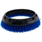Thumbnail image #1 for AllPoints Foodservice Parts & Supplies 1421610 Tile & Grout Scrub Brush, 12" Diameter, Blue Polypropylene Crimped Bristles