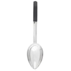 Thumbnail image #1 for TableCraft Products AM5353BK Serving Spoon, 6 oz., 15 in., Solid, Black Handle, 18-8 Stainless Steel Case of 6