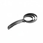 Thumbnail image #1 for Alfa International 066WSS Round Bone Dust Scraper, 3-1/2-Inch Diameter, Solid Aluminum Handle, Stainless Steel Blade