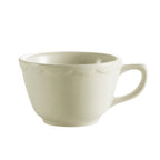 Thumbnail image #1 for CAC China Seville SC-1 7 oz Ceramic Coffee Cup, Tall Round with Scalloped Edge Case of 3 Dozen