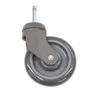 Thumbnail image #1 for New Age C557 5" Swivel Stem Caster with Thermoplastic Rubber Wheel, 250 lb Capacity