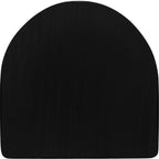 Thumbnail image #1 for Oak Street SLSEATWOODIMP-BLK Replacement Wood Bar Stool Seat, Black Finish, 16.625" D x 17.25" W x 0.6875" Thick