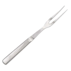 Thumbnail image #1 for Browne USA Foodservice Elite 573150 Stainless Steel Pot Fork, 11 in, One-Piece Hollow Handle, Mirror Finish