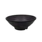 Thumbnail image #1 for CAC China Centennial XCTN-B208 Melamine Bowl, 32 oz., 8" Diameter x 3"H, Round, Matte Black Case of 2 Dozen