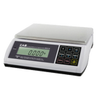 Thumbnail image #1 for Penn Scale CAS ED-6 Commercial Digital Bench Scale, 6 lb Capacity, Stainless Steel 12" x 8-3/4" Platter, NTEP