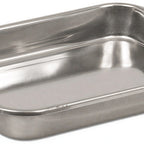 Thumbnail image #2 for JB Prince U946 Rectangular Stainless Steel Utility Tray, 9"L x 6-3/4"W x 1"H