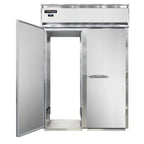 Thumbnail image #1 for Continental Refrigerator Designer Line D2RINSART-E 2-Section Extra-High Roll-Thru Reach-In Refrigerator, Self-Contained, Stainless Steel