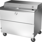 Thumbnail image #1 for Victory Refrigeration VMCF49-1-S-HC School Milk Cooler, Forced Air, Stainless Steel, Single Access