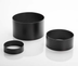 Thumbnail image #4 for American Metalcraft Round 3-Piece Satin Black Stainless Steel Buffet Riser Set