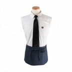 Thumbnail image #1 for Chef Revival 3PWACNV Navy Blue Polyester Waist Apron, 25 x 11 in, 3 Pockets Plus Pen Pocket Case of 24