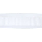 Thumbnail image #2 for Cal-Mil Arista 26107-10-15 Round Melamine Plate, 10" Diameter, Raised Rim, Matte White Case of 6