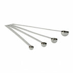 Thumbnail image #1 for Libertyware MEALSP Stainless Steel Measuring Spoon Set, 4-Piece, Long-Handled, Standard Sizes Case of 24