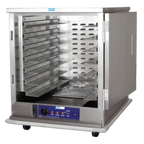Thumbnail image #1 for SecoSelect VCHI-30-RFM Mobile Insulated Heated Holding Cabinet, Half Size, Solid Right-Hinged Door, Holds 7 Sheet Pans or 14 Hotel Pans