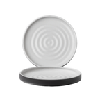 Thumbnail image #1 for Cardinal Geode Charcoal By Chef & Sommelier FP132 6" Round Charcoal Ceramic Plate 1 Dozen