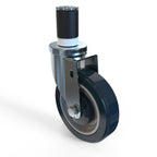 Thumbnail image #1 for NBR Equipment ES-5-PU-B 5 in Stem Caster, Swivel, Polyurethane Wheel, No Brake, Expandable Stem