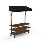 Thumbnail image #1 for Steelite International Mogogo, Modular MGCMLB10WSBW 3-Tier Modular Rectangular Buffet Canopy Unit, 71"W x 29-1/2"D x 96"H