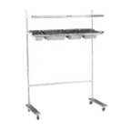 Thumbnail image #1 for Piper Products/Servolift Eastern 411-1217 Cantilevered Tray Starter Station with 2/3, 1/3 & 1/2 Size Pans, Stainless Steel