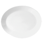 Thumbnail image #1 for Steelite International Steelite Distinction, Monaco 9001C341 Oval China Plate, 11 x 8.5 in, Alumina Vitrified 1 Dozen
