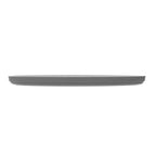 Thumbnail image #1 for G.E.T. Roca Balance RO-2-1410-WM/GRM Oval Melamine Platter, 14 x 10 in, White Inside/Gray Outside Case of 6