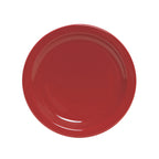 Thumbnail image #1 for Tuxton China Healthcare NQA-072 7-1/4" Round Ceramic Plate, Cayenne, Microwave & Dishwasher Safe Case of 3 Dozen
