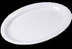 Thumbnail image #5 for Carlisle 21 x 15 Inch Oval Narrow Rimmed White Melamine Catering Platter
