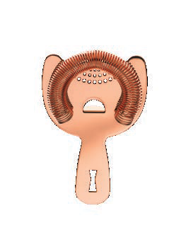 Product image #2 for Barfly Heavy-Duty 2-Prong Spring Bar Strainer, 6 Inch, Antique Copper-Plated