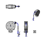 Thumbnail image #2 for T&S Brass B-7222-C01-PPB Enclosed Wall-Mount Retractable Hose Reel with 30-Foot 3/8-Inch Non-Marking Hose