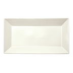 Thumbnail image #1 for Winco Royalsquare RPR-1625-AW Rectangular Porcelain Platter, 16-1/4" x 9" x 1-1/2", American White 1 Dozen