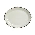 Thumbnail image #1 for Steelite International Steelite Performance, Charcoal Dapple 17560141 Oval Coupe Platter, Charcoal Dapple, 11 x 8.5 in 1 Dozen