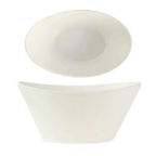Thumbnail image #1 for Libbey Chef's Selection II BW-5102 Oval Porcelain Asian Soup Bowl, 20 oz, 7-1/2 in