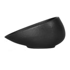 Thumbnail image #1 for Vertex China Orbit OR-CB32 Cave Bowl, 3 oz, Oval Porcelain, Matte Black, 5-3/4" x 3-7/8" Case of 3 Dozen