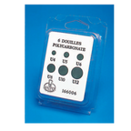 Thumbnail image #2 for Matfer Bourgeat 166006 Plain Polycarbonate Cake Decorating Tip Set, 6-Piece, U4-U12